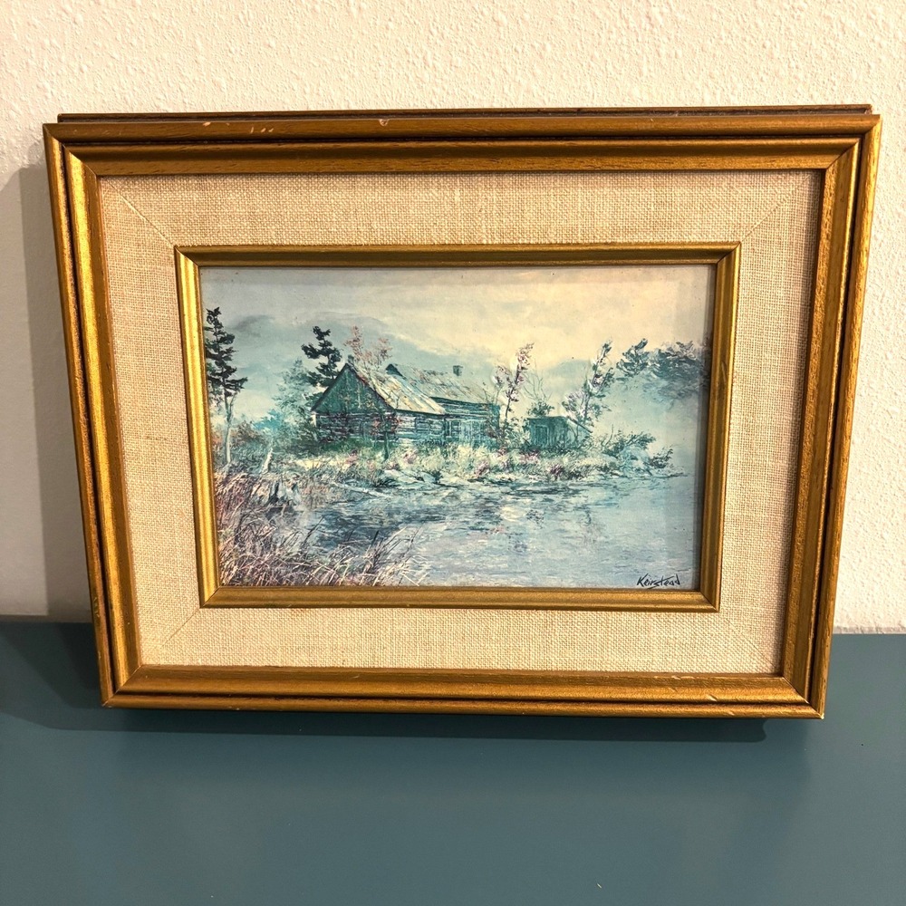 Rare 1983 James L. Keirstead "Madawaska Morning" Signed Lithograph Print, Framed